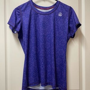 Violet Mandala tech shirt